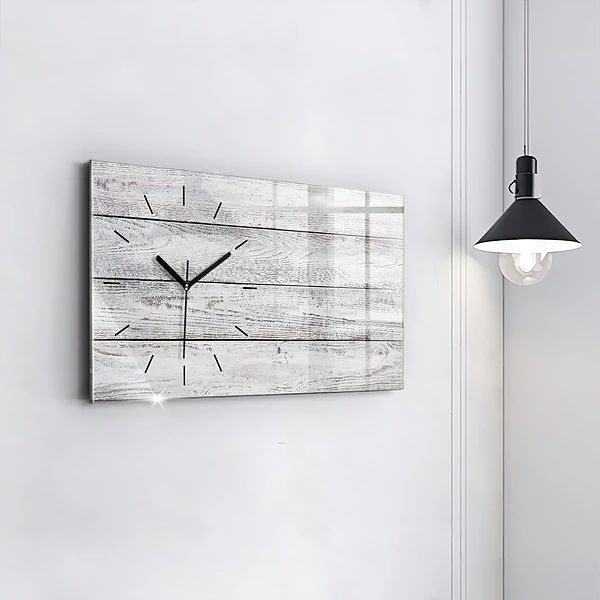 Horizontale Uhr mit motiv Bemalte Bretter