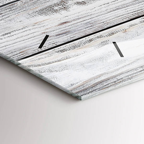 Horizontale Uhr mit motiv Bemalte Bretter