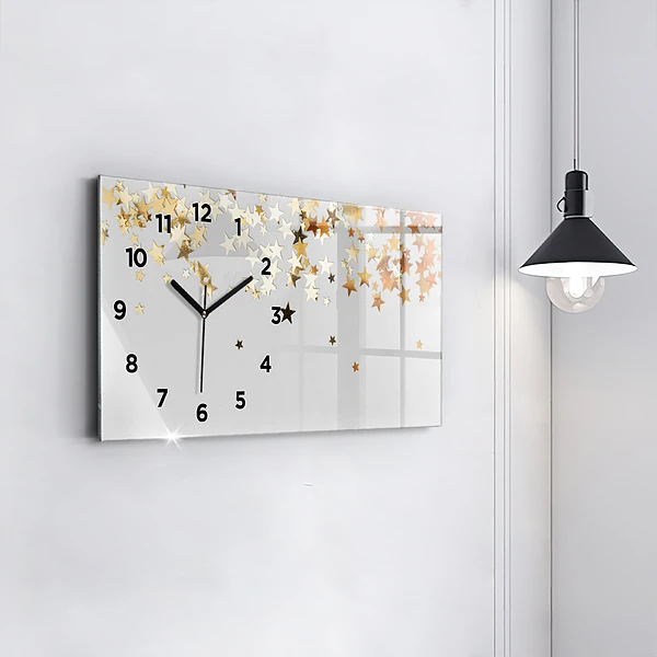 Horizontale Uhr Sterne