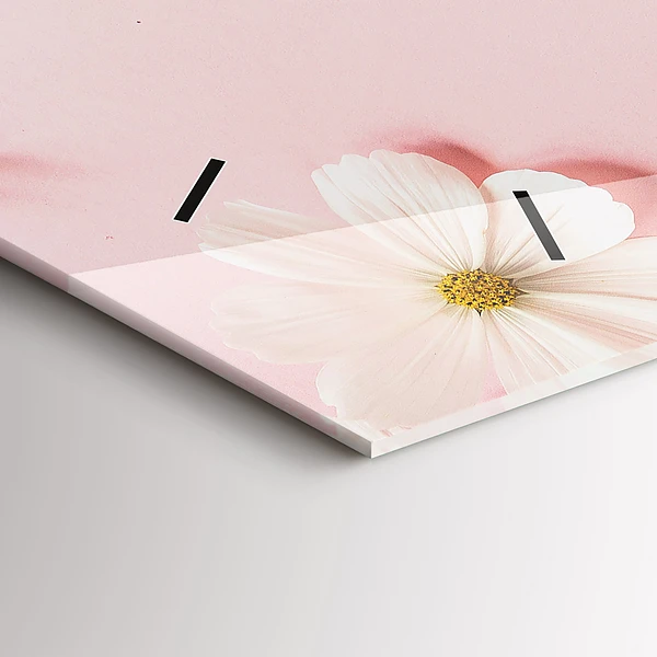 Horizontale Uhr mit motiv Gänseblümchen