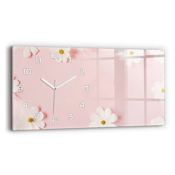 Horizontale Uhr mit motiv Gänseblümchen