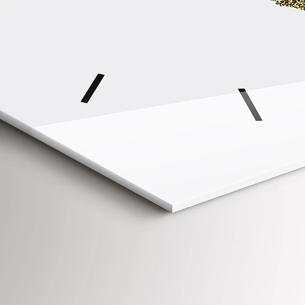 Horizontale Uhr mit motiv Weltkarte