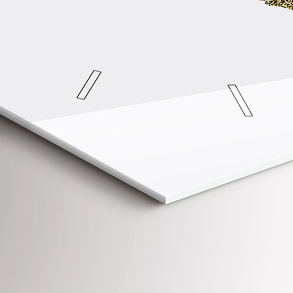 Horizontale Uhr mit motiv Weltkarte