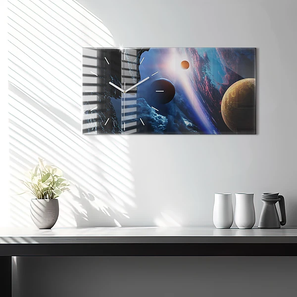 Horizontale Uhr Große Galaxie