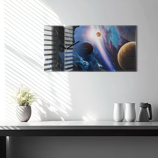 Horizontale Uhr Große Galaxie