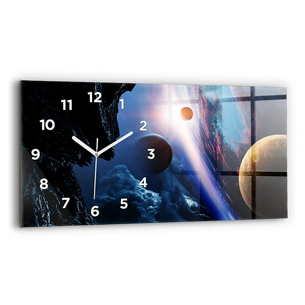 Horizontale Uhr Große Galaxie