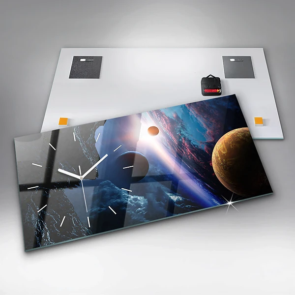 Horizontale Uhr Große Galaxie