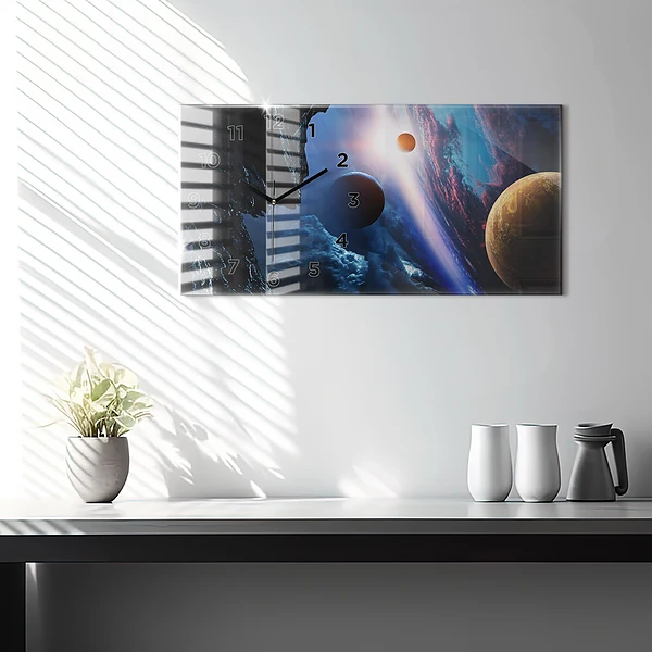 Horizontale Uhr Große Galaxie