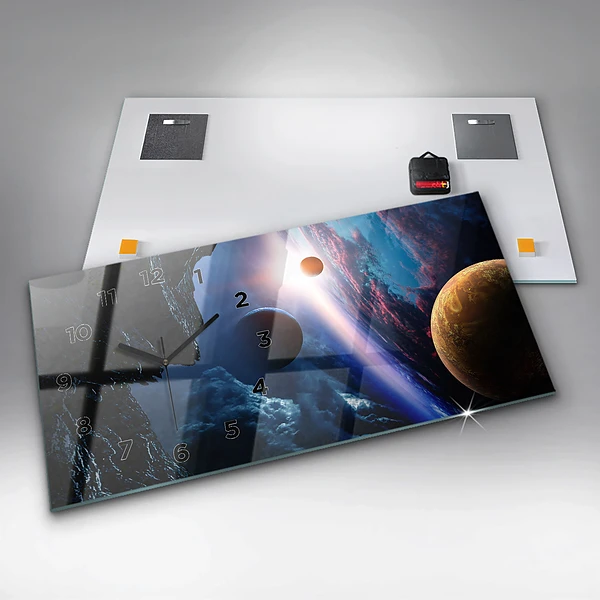 Horizontale Uhr Große Galaxie
