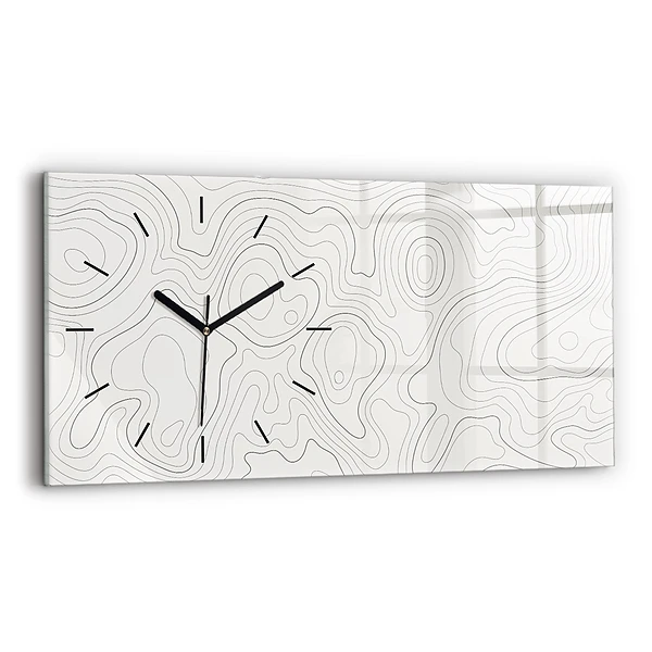 Horizontale Uhr Flecken abstrakt
