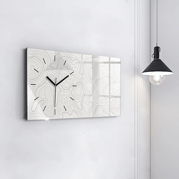 Horizontale Uhr Flecken abstrakt