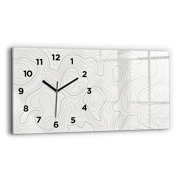 Horizontale Uhr Flecken abstrakt