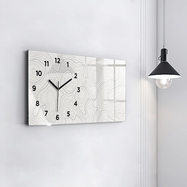 Horizontale Uhr Flecken abstrakt