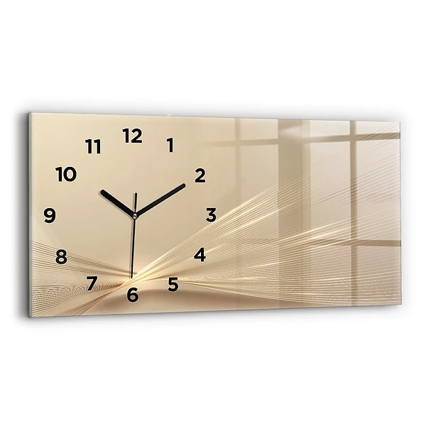Horizontale Uhr Abstraktes Licht