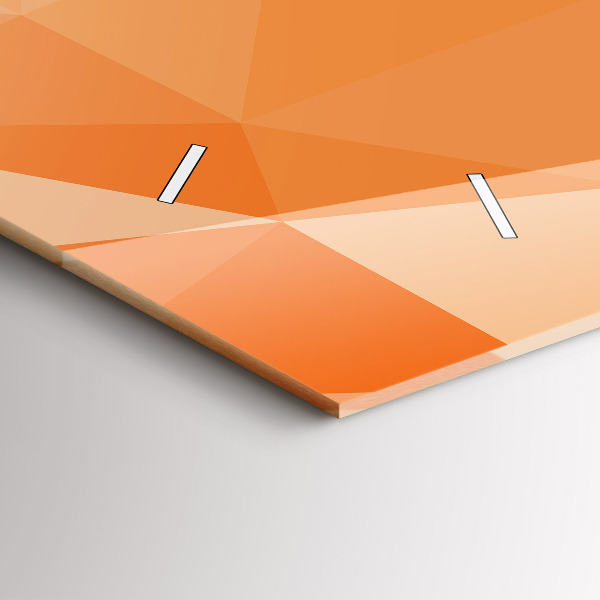 Horizontale Uhr mit motiv Abstrakte Dreiecke