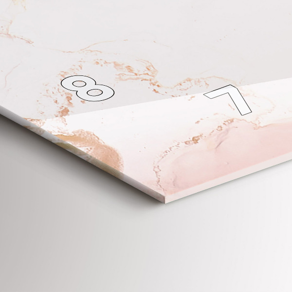 Horizontale Uhr mit motiv Abstraktes Bild