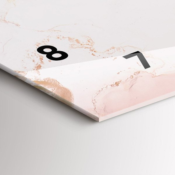 Horizontale Uhr mit motiv Abstraktes Bild