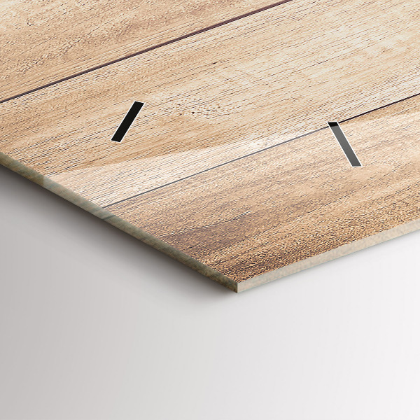 Horizontale Uhr mit motiv Hölzerne Textur