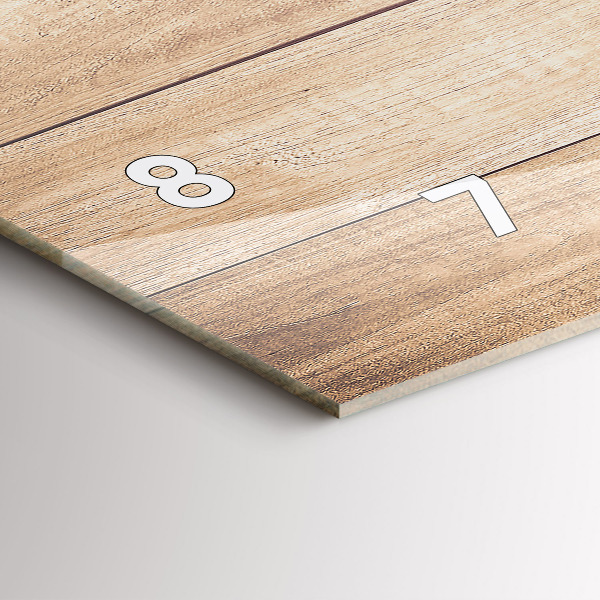 Horizontale Uhr mit motiv Hölzerne Textur