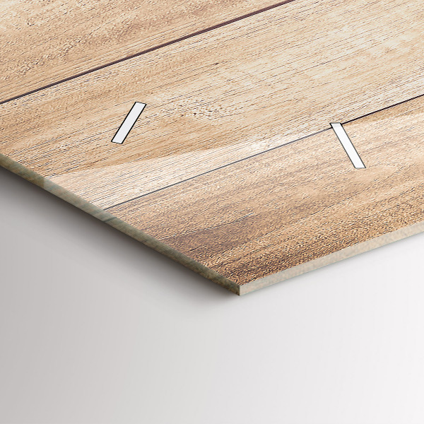 Horizontale Uhr mit motiv Hölzerne Textur