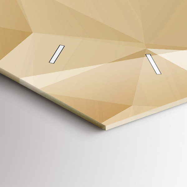 Horizontale Uhr Dreiecke abstrakt