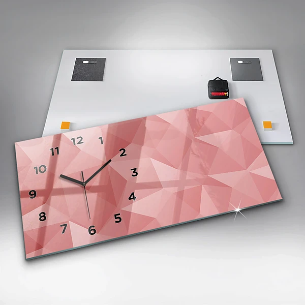 Horizontale Uhr Dreiecke abstrakt