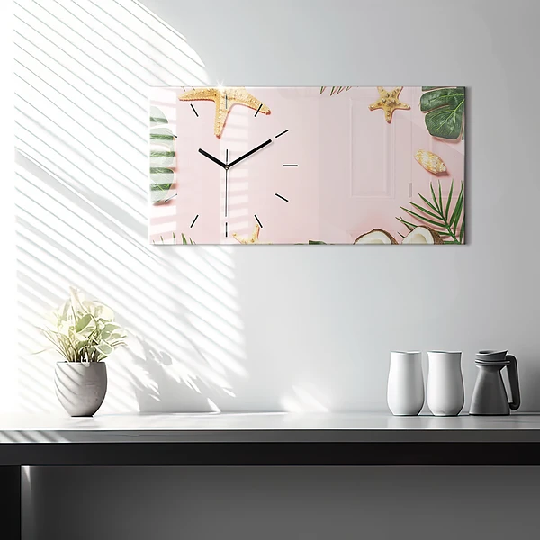 Horizontale Uhr mit motiv Sommerstimmung