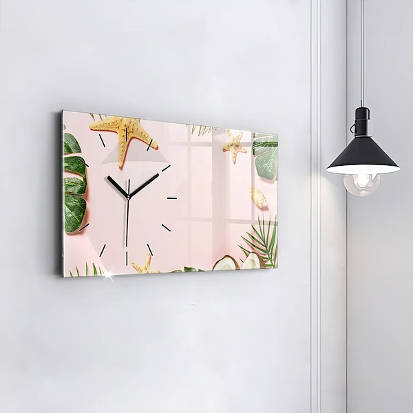 Horizontale Uhr mit motiv Sommerstimmung