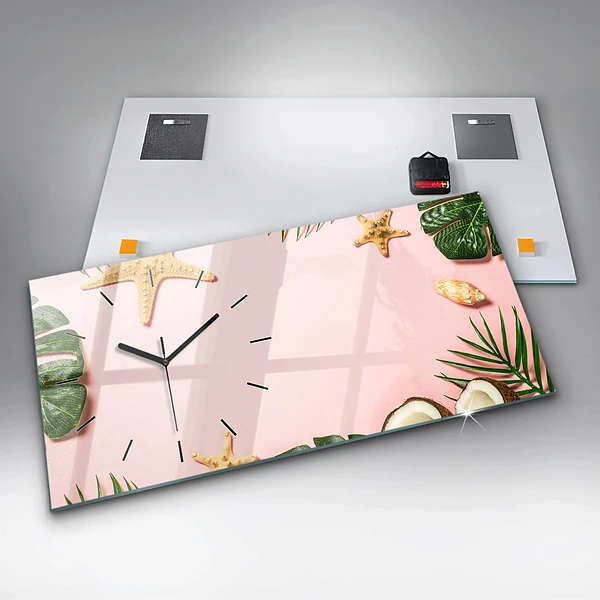 Horizontale Uhr mit motiv Sommerstimmung