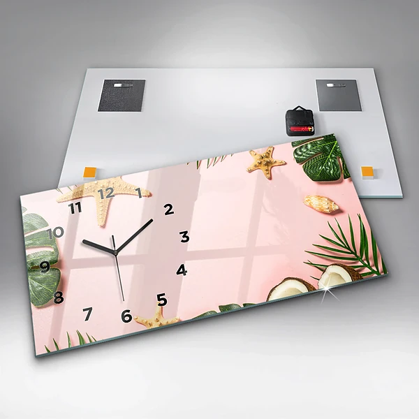 Horizontale Uhr mit motiv Sommerstimmung