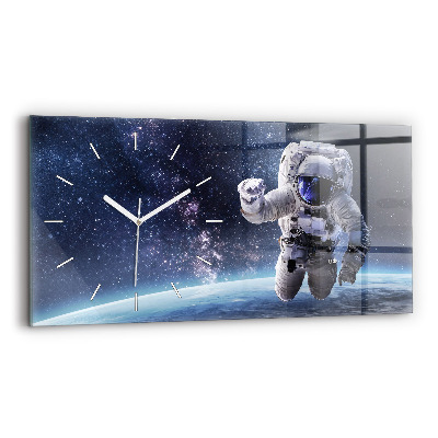 Horizontale Uhr Astronaut