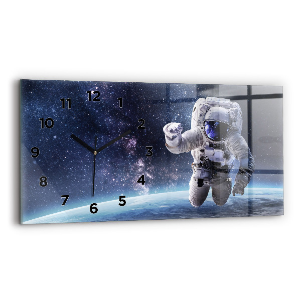 Horizontale Uhr Astronaut