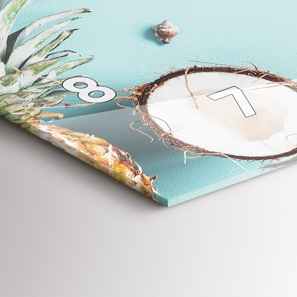 Horizontale Uhr mit motiv Sommer Komposition