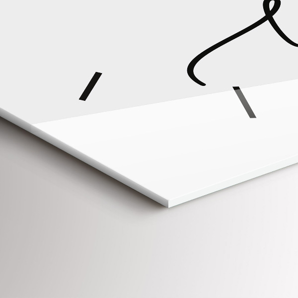 Horizontale Uhr Inschrift Sei du selbst