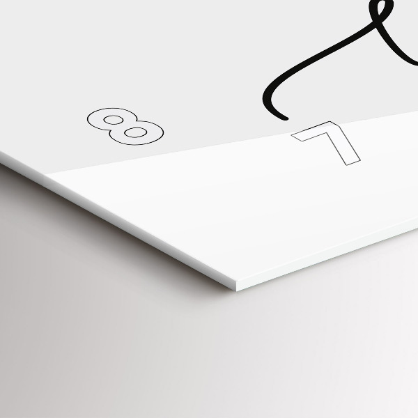 Horizontale Uhr Inschrift Sei du selbst