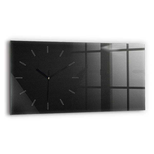 Horizontale Uhr Dunkles Abstraktes