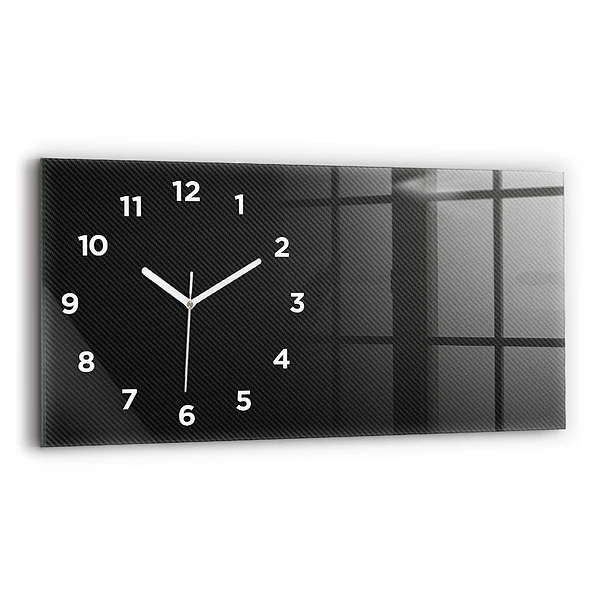 Horizontale Uhr Dunkles Abstraktes