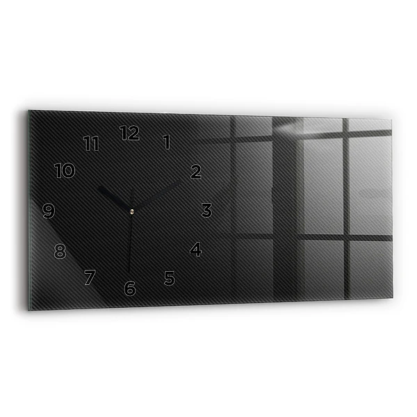Horizontale Uhr Dunkles Abstraktes