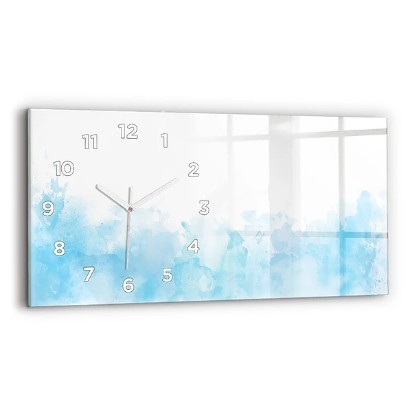Horizontale Uhr Gemalte Flecken