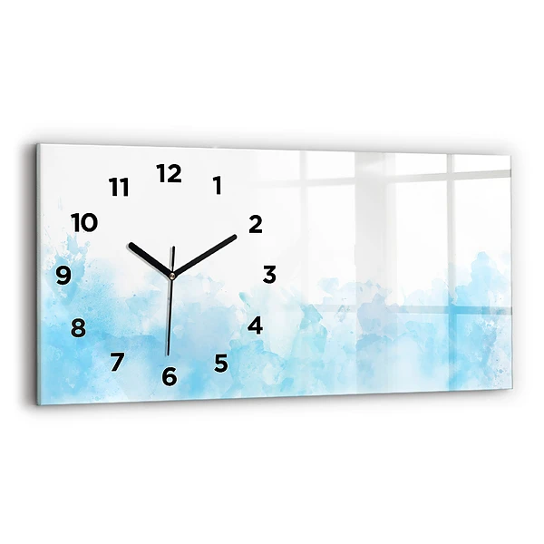 Horizontale Uhr Gemalte Flecken