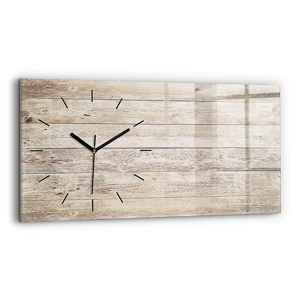Horizontale Uhr Holztafeln