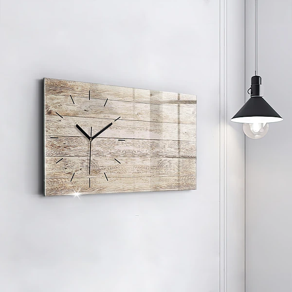 Horizontale Uhr Holztafeln