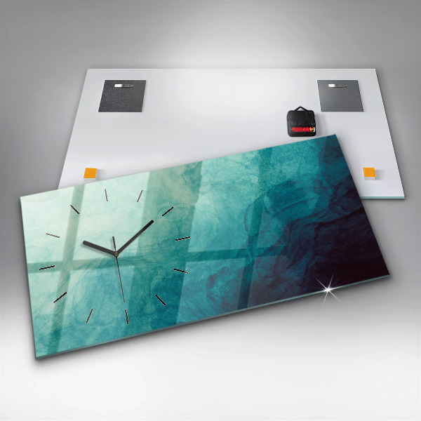 Horizontale Uhr mit motiv Tiefe Abstraktion