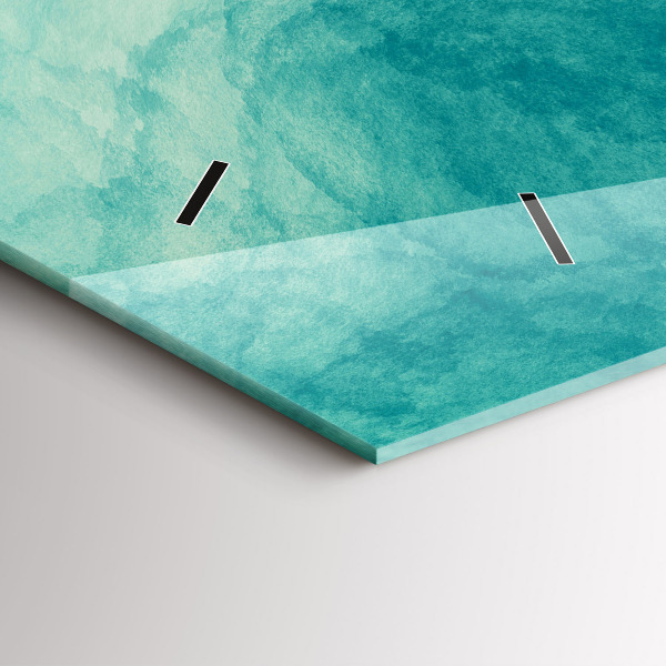 Horizontale Uhr mit motiv Tiefe Abstraktion