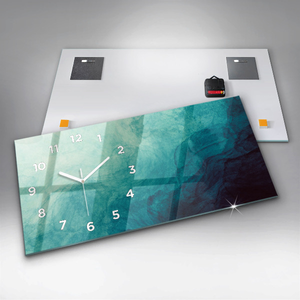 Horizontale Uhr mit motiv Tiefe Abstraktion