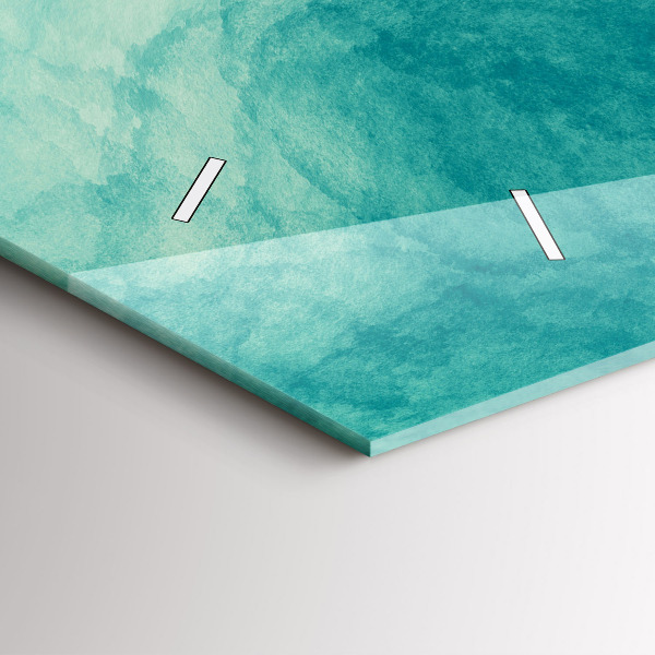 Horizontale Uhr mit motiv Tiefe Abstraktion