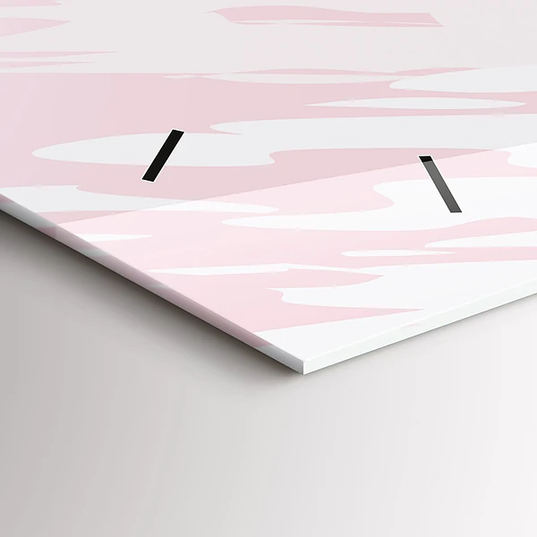 Horizontale Uhr mit motiv Pastell Abstraktion