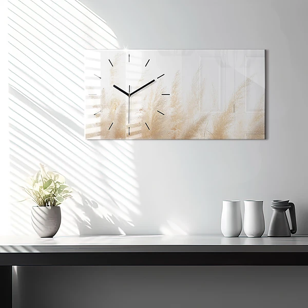 Horizontale Uhr Maserung abstrakt