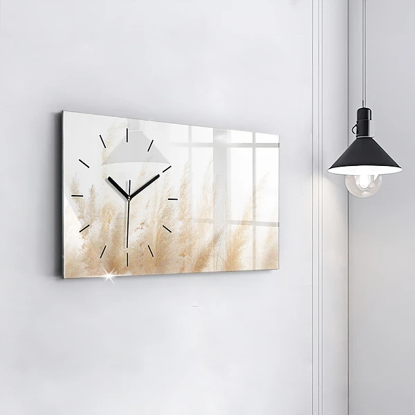 Horizontale Uhr Maserung abstrakt