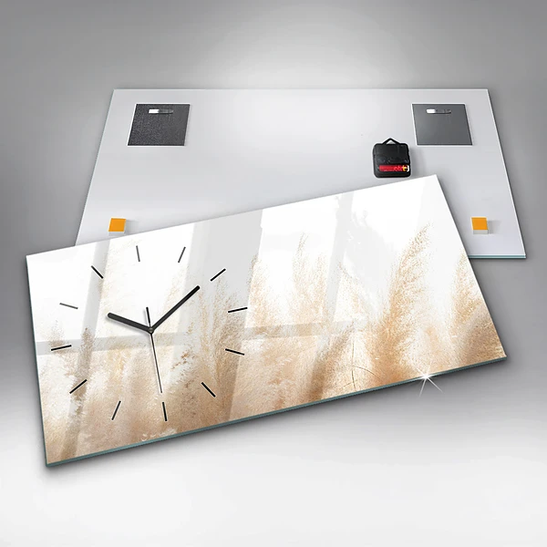 Horizontale Uhr Maserung abstrakt